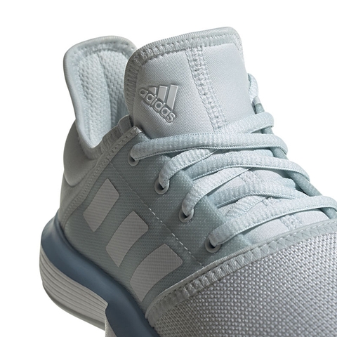 Adidas SoleCourt XJ Junior Tennis Shoe White/blue